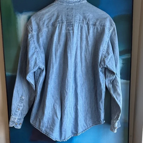 GAP Women's Vintage 100% Cotton Denim Jean Shirt Jacket - Picture 5 of 9